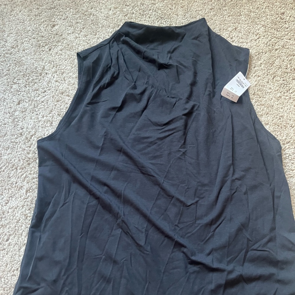 Abercrombie & Fitch Black Tank Top Modal Blend Collection NWT size L